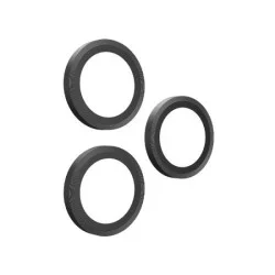 bodyguardz precision camera lens protector for iphone 17 pro & 17 pro max - black